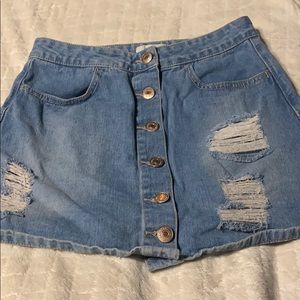 Jean skirt